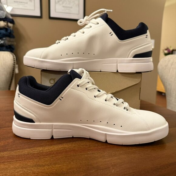 On Running The Roger Advantage White Midnight Men’s Size 12 Shoes NWT - Picture 6 of 6